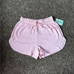 The Spring Shop Bubblegum Pink Drawstring Shorts Small NWT